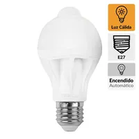 Ampolleta Led Sensor Movimiento 9 W E27 806 lm Luz Cálida