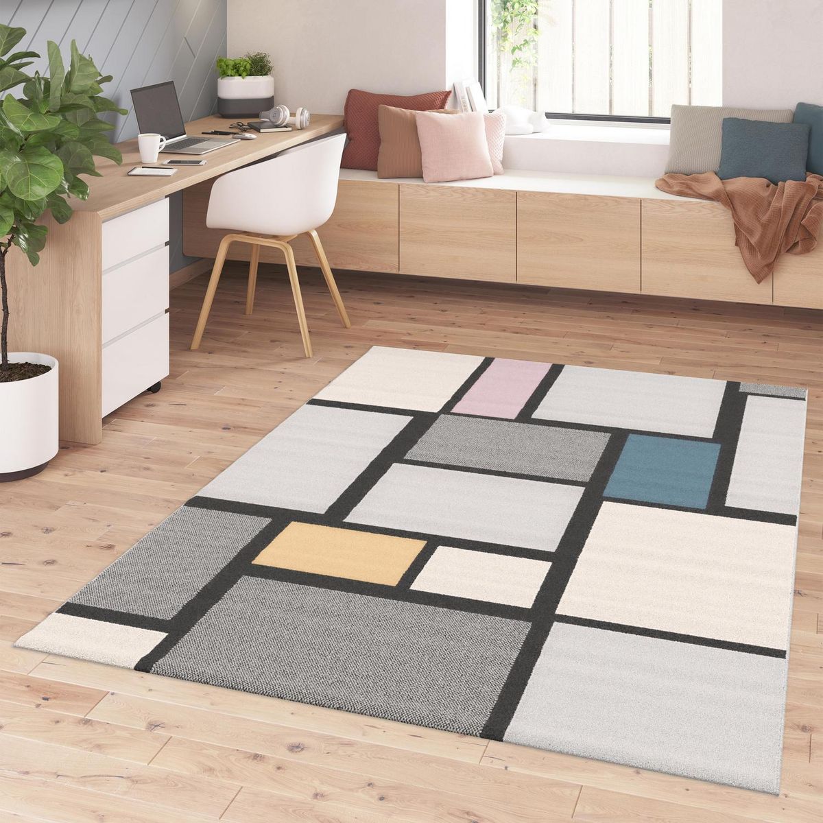 JUST HOME COLLECTION - Alfombra Specter 60x115 cm Polipropileno Multicolor