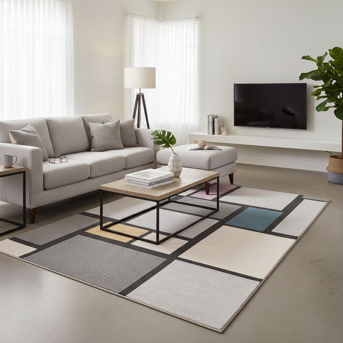 JUST HOME COLLECTION - Alfombra Specter 160x230 cm Polipropileno Multicolor