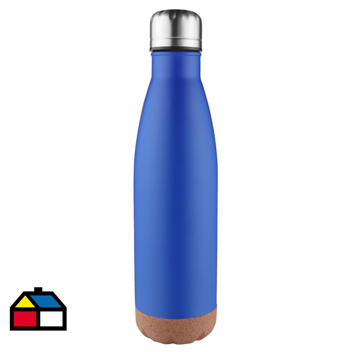 JUST HOME COLLECTION - Botella termo 500 ml acero azul