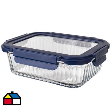 Contenedor vidrio 370 ml tapa pp