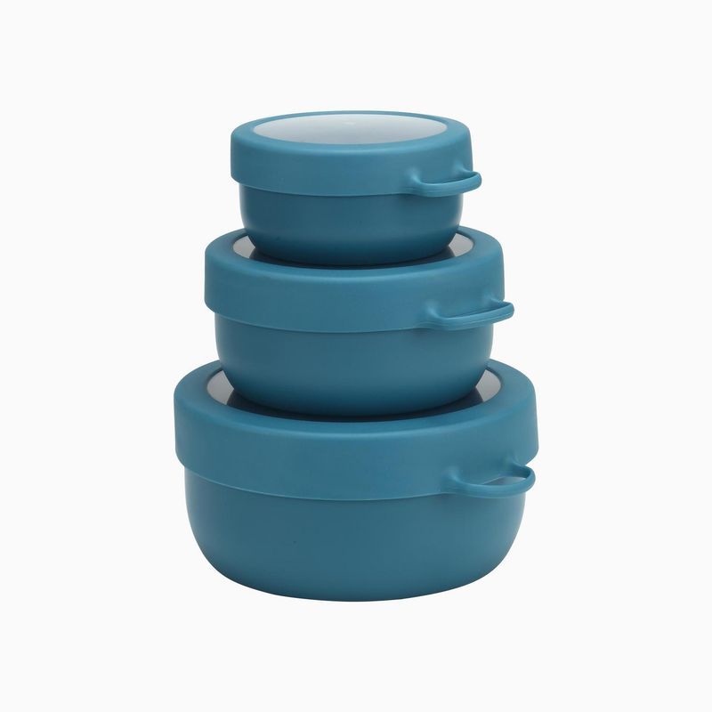 JUST HOME COLLECTION - Set 3 bowl plásticos 350/700/1000 ml
