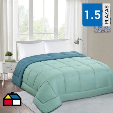 Plumn bicolor 1,5 plazas azul piedra