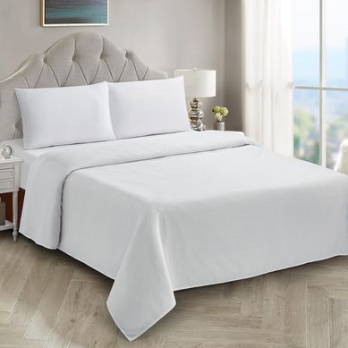 Sabana microfibra basic king blanco
