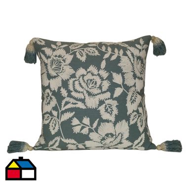 Cojn clsico design 45x45 cm azul