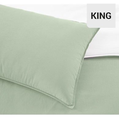 Funda plumn polylin gris/na king