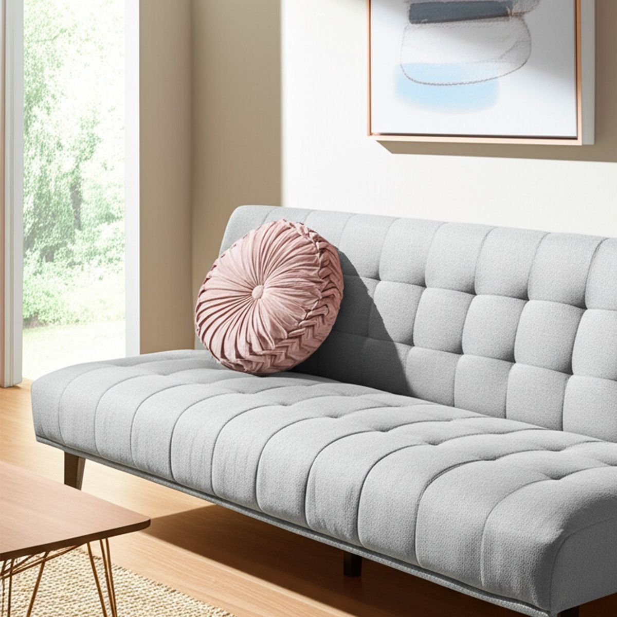 JUST HOME COLLECTION - Cojín Velvet Redondo 45cm