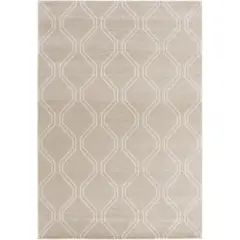 JUST HOME COLLECTION - Alfombra Urban geo 160x230 cm Polipropileno Beige