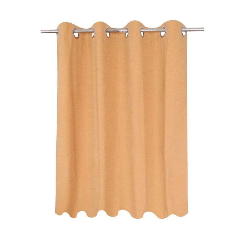 JUST HOME COLLECTION - Cortina tela 140x220 cm 2 paños amarilla