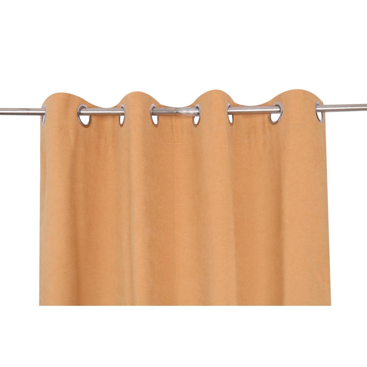 JUST HOME COLLECTION - Cortina tela 140x220 cm 2 paños amarilla