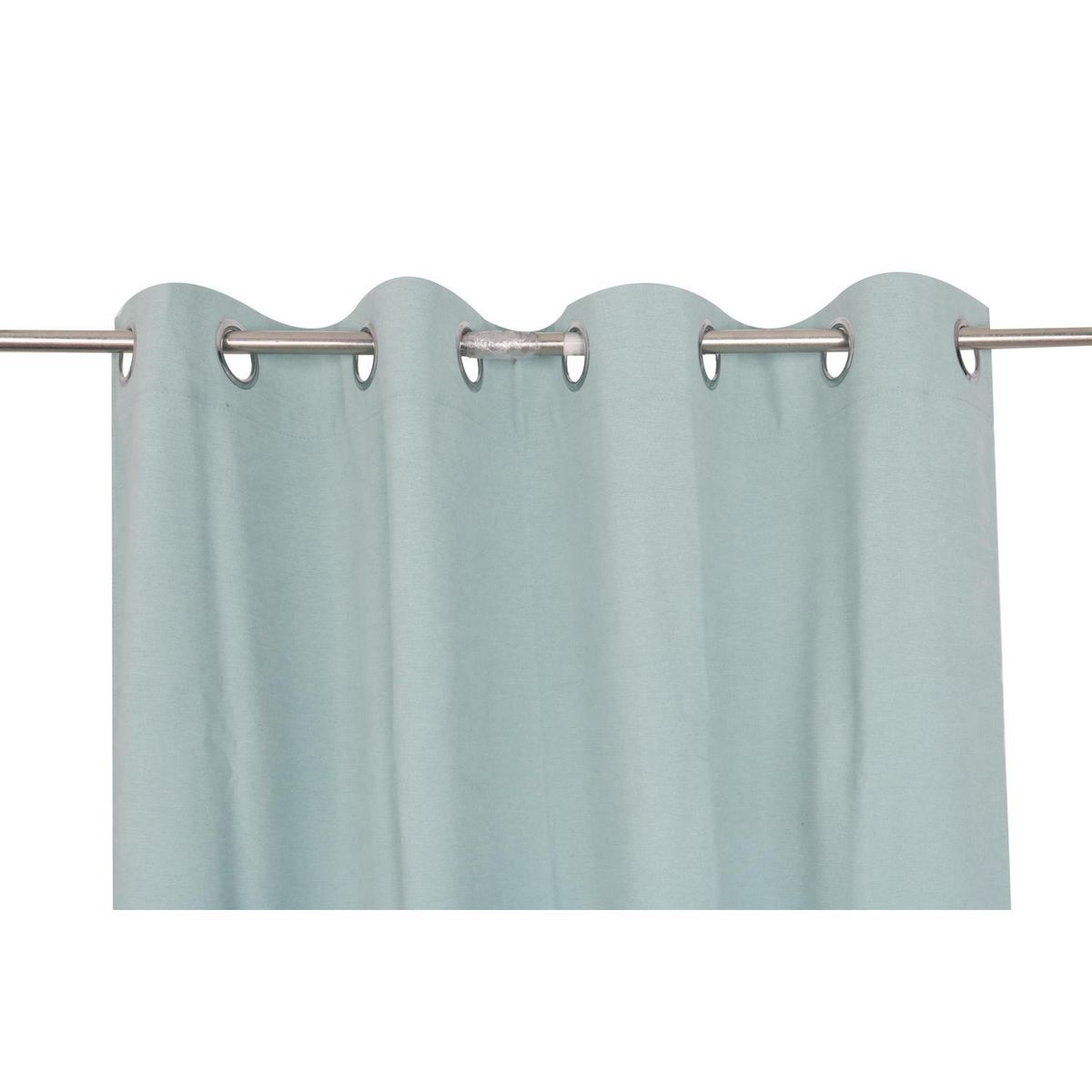 JUST HOME COLLECTION - Cortina tela 140x220 cm 2 paños verde