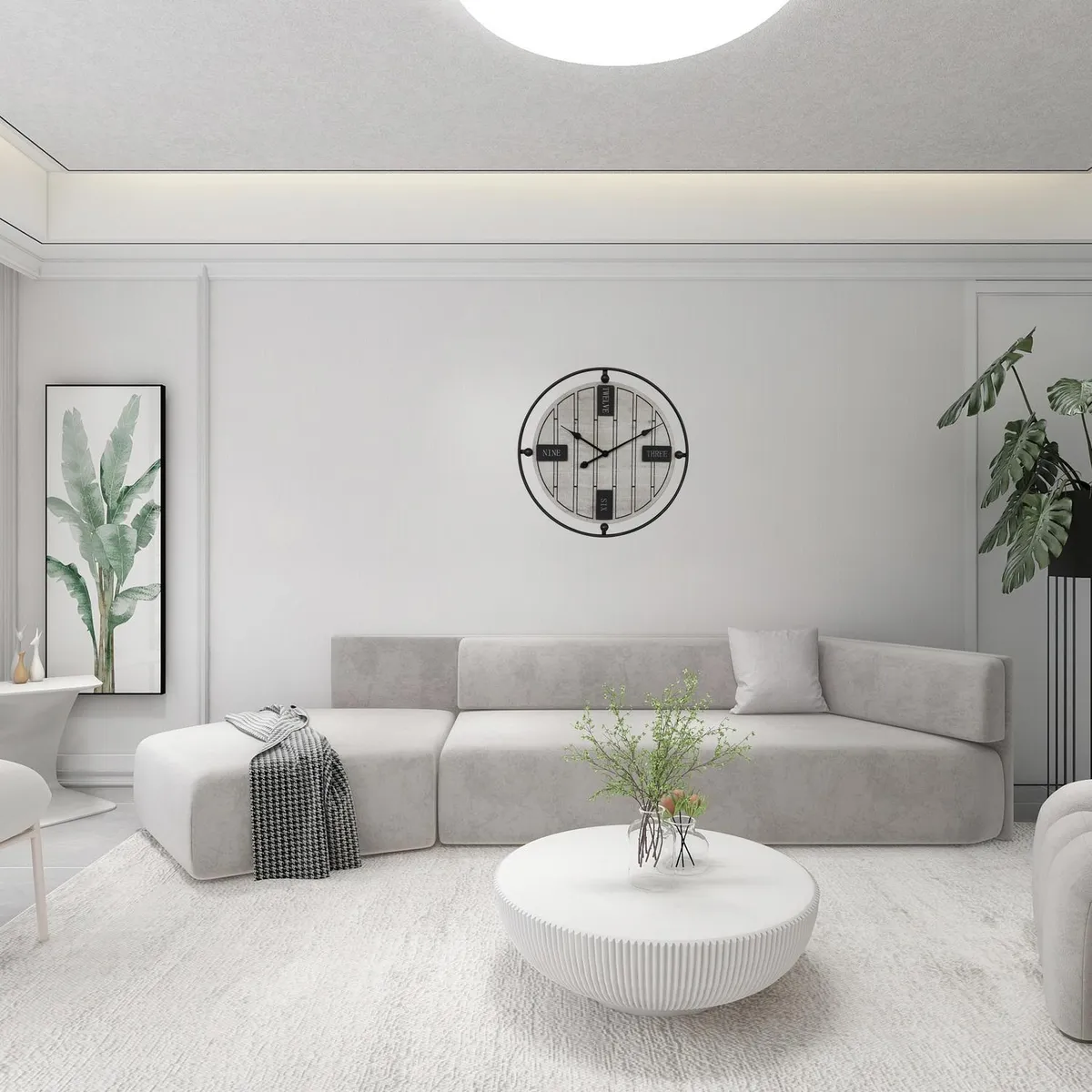 HOMY - Reloj de pared trazo 60 cm