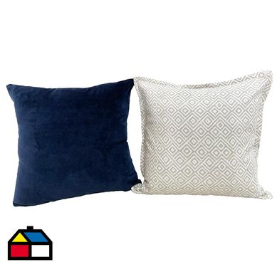 Pack 2 cojines velvet 45x45 cm