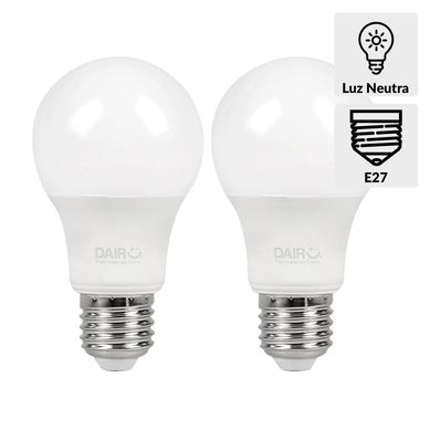 Pack 2 LED A60 E27 10.5W LN