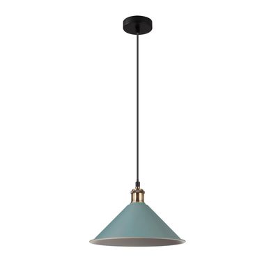 Lmpara de colgar decor 1L E27 verde oscuro.