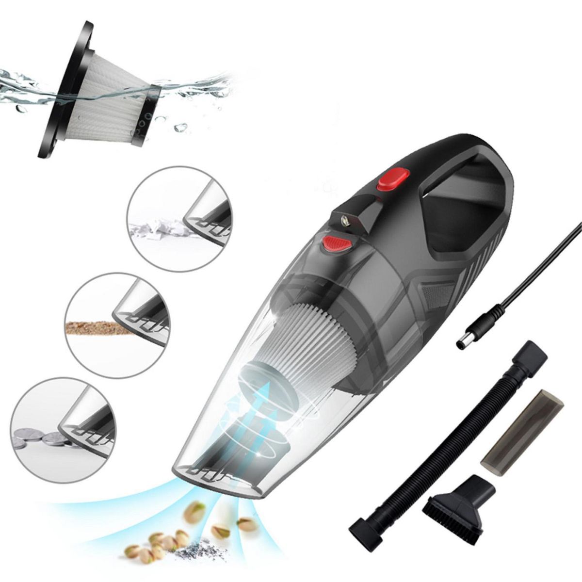 AUTOSTYLE - Aspiradora 450ml 7.4vol R6657