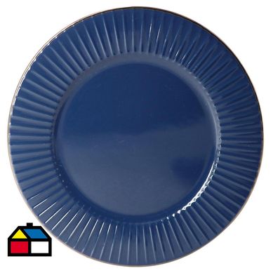 Plato 27 cm azul paris