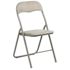 JUST HOME COLLECTION - Silla plegable color celeste