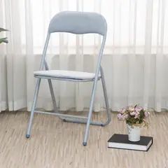 JUST HOME COLLECTION - Silla plegable color celeste