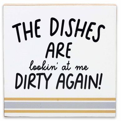 Cuadro mad dishes dirty