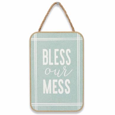 Cuadro colg mad bless our mess