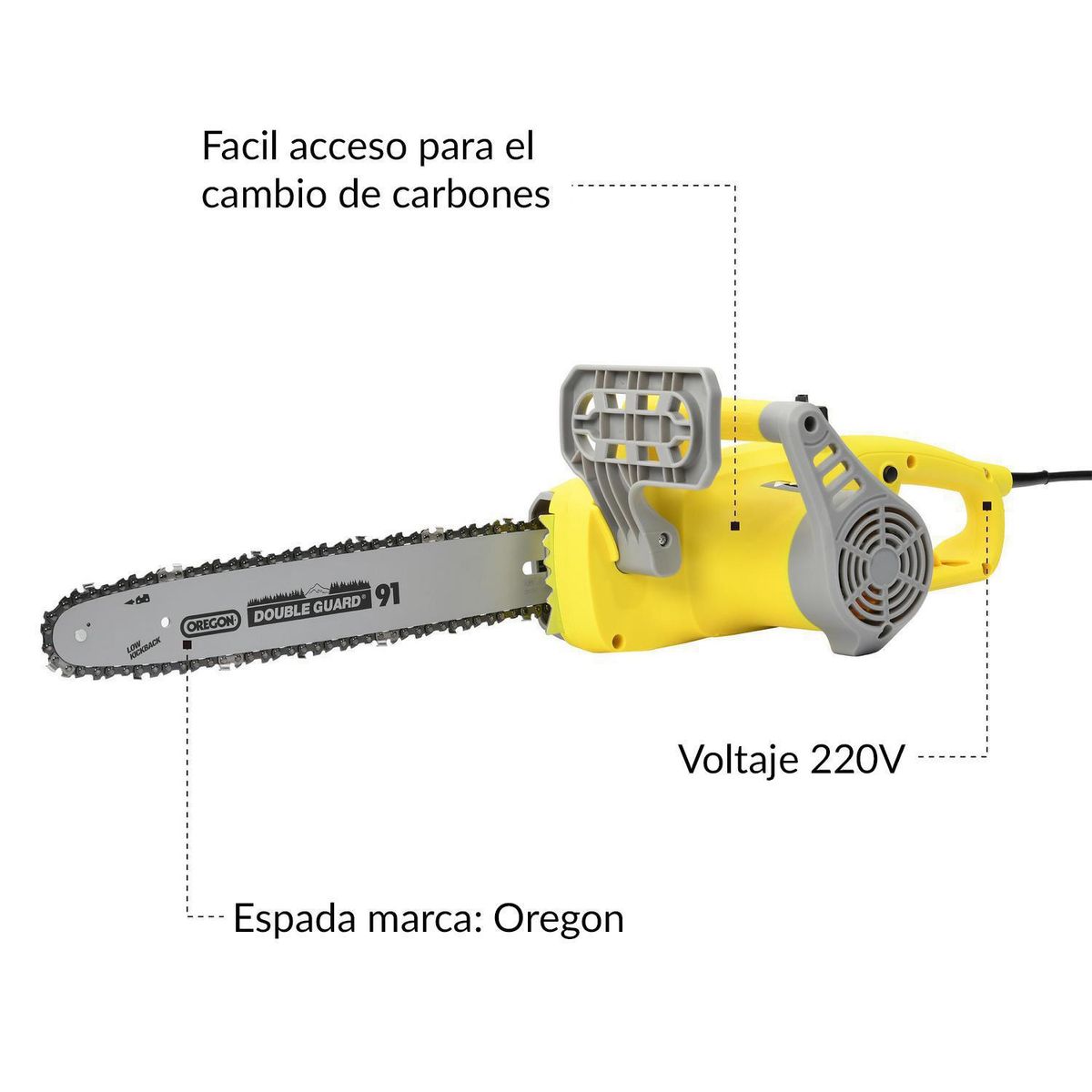 KARSON - Motosierra eléctrica 1200W