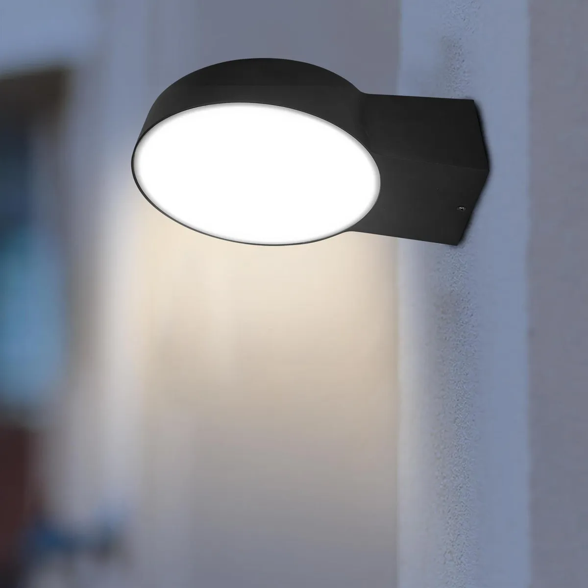 JUST HOME COLLECTION - Apliqué led Lagan Luz Natural negro