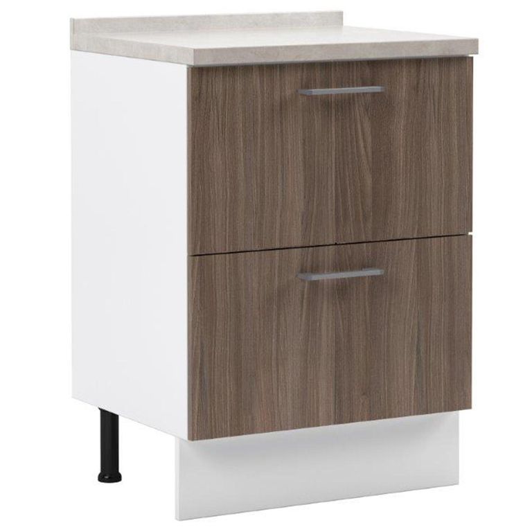 Mueble base 70 2c con cubierta Palermo
