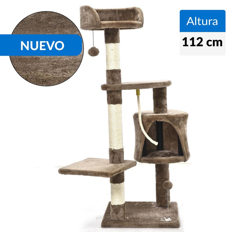 PETIZOOS - Rascador para gato 112 cm