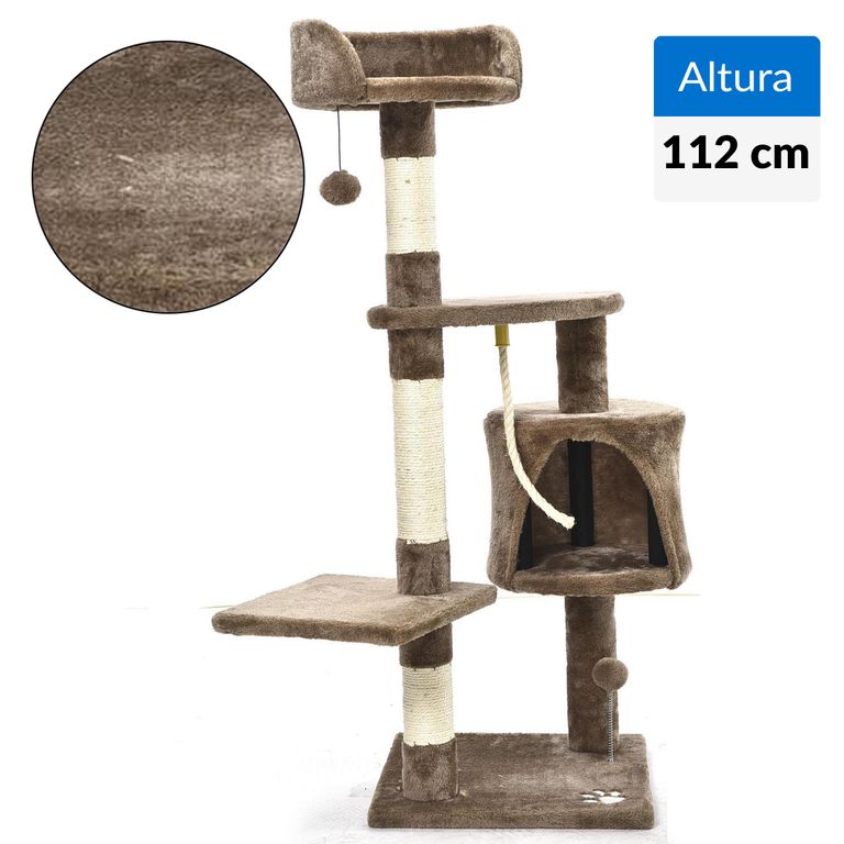 Rascador para gato 112 cm