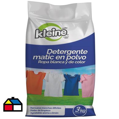 Detergente en polvo 3 Kg Klein