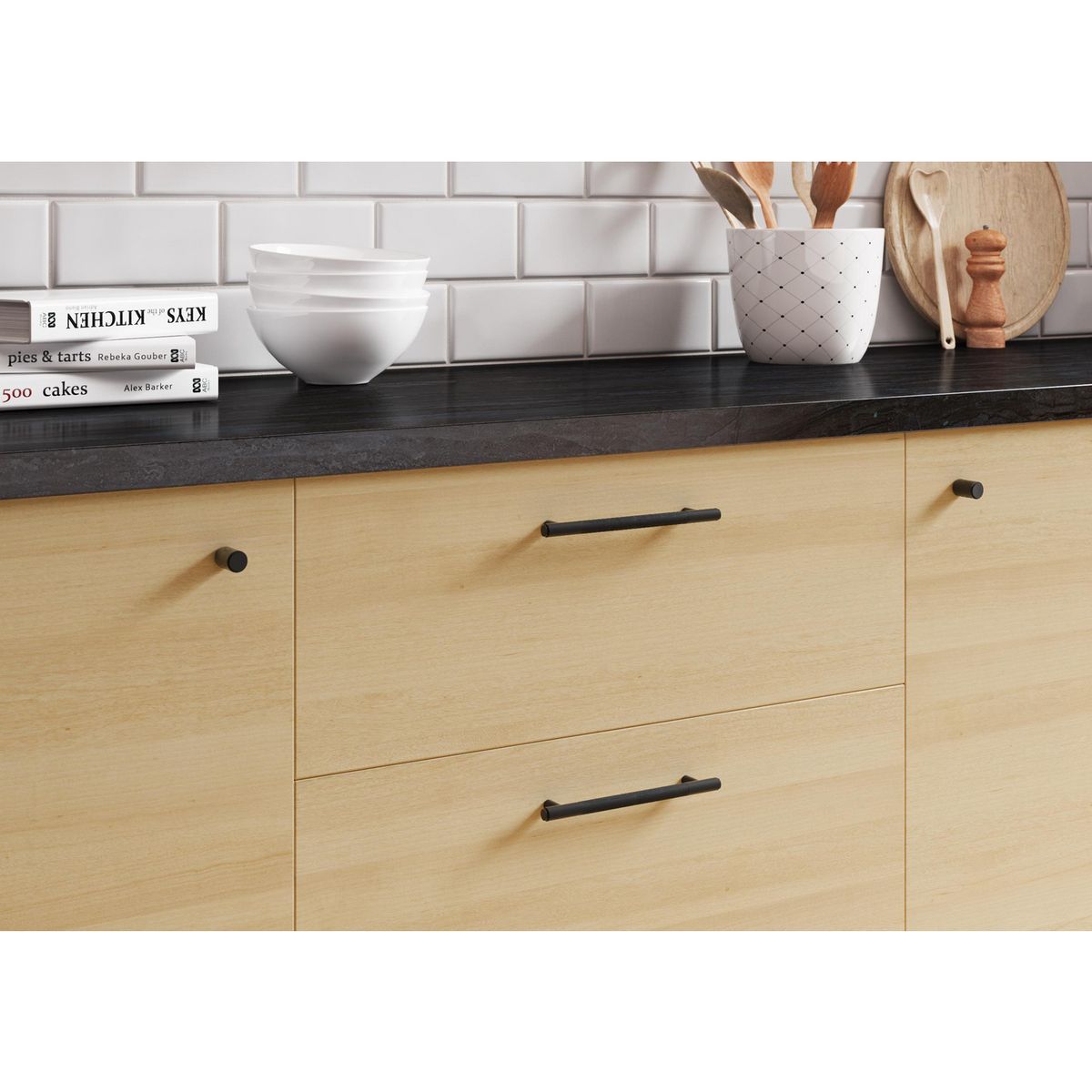 FIXSER - Asa 128mm aluminio negro mate