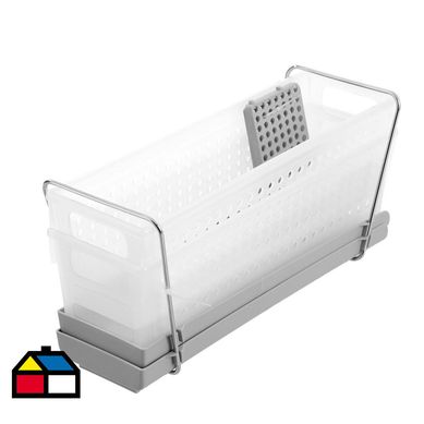 Cesta organizadora 2 niveles 13x35x28.
