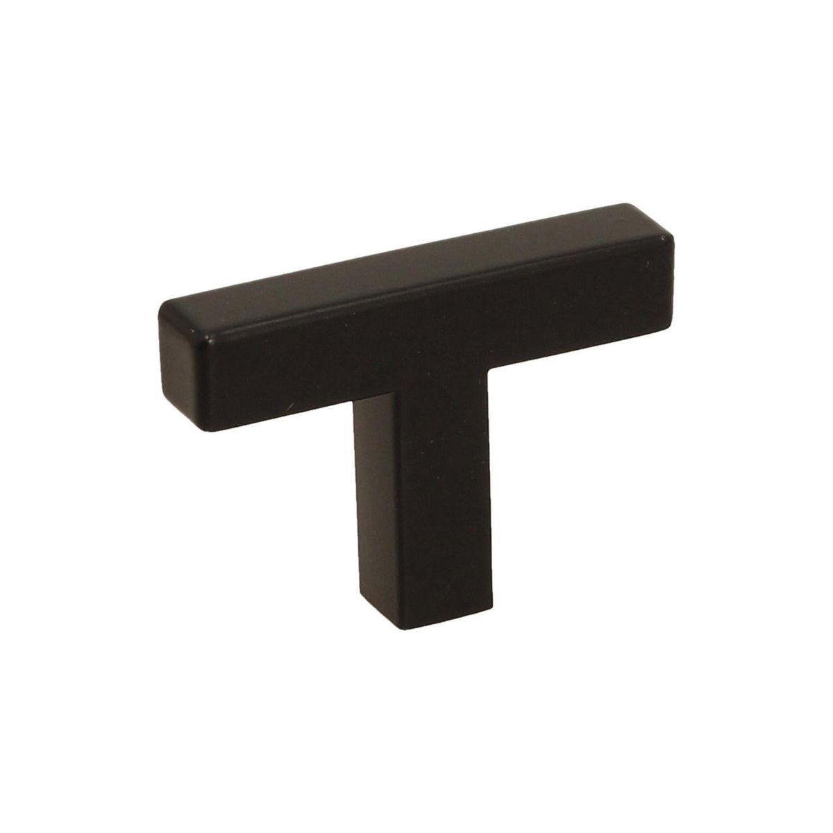 FIXSER - Pomo 10x30 mm acero inoxidable negro mate