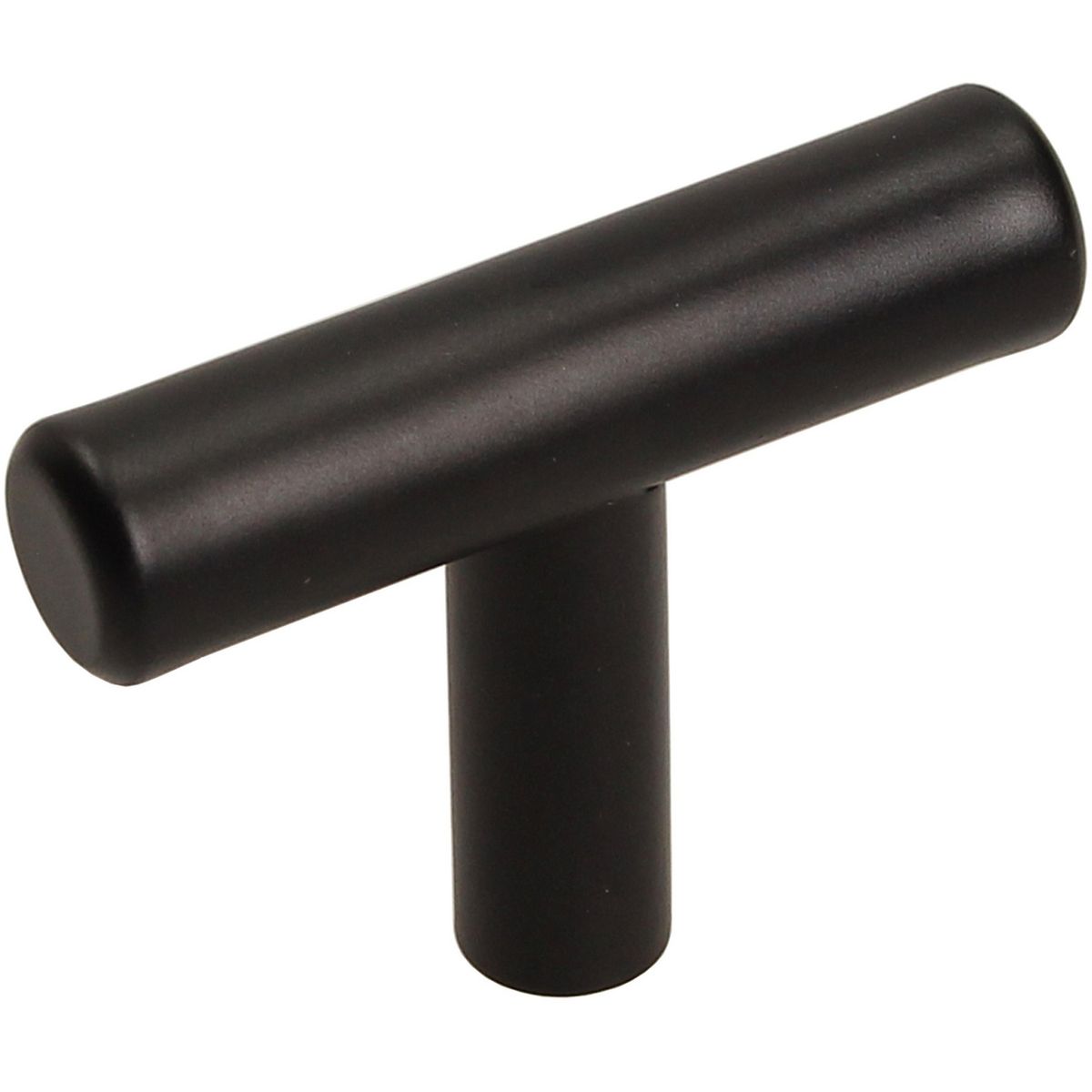 FIXSER - Pomo 12x30mm inox negro mate