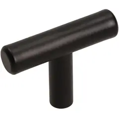 FIXSER - Pomo 12x30mm inox negro mate