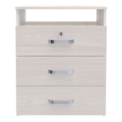 Imagen 2 del producto Cómoda 3 Cajón(es) Niebla 60x80x36.3 cm Blanco