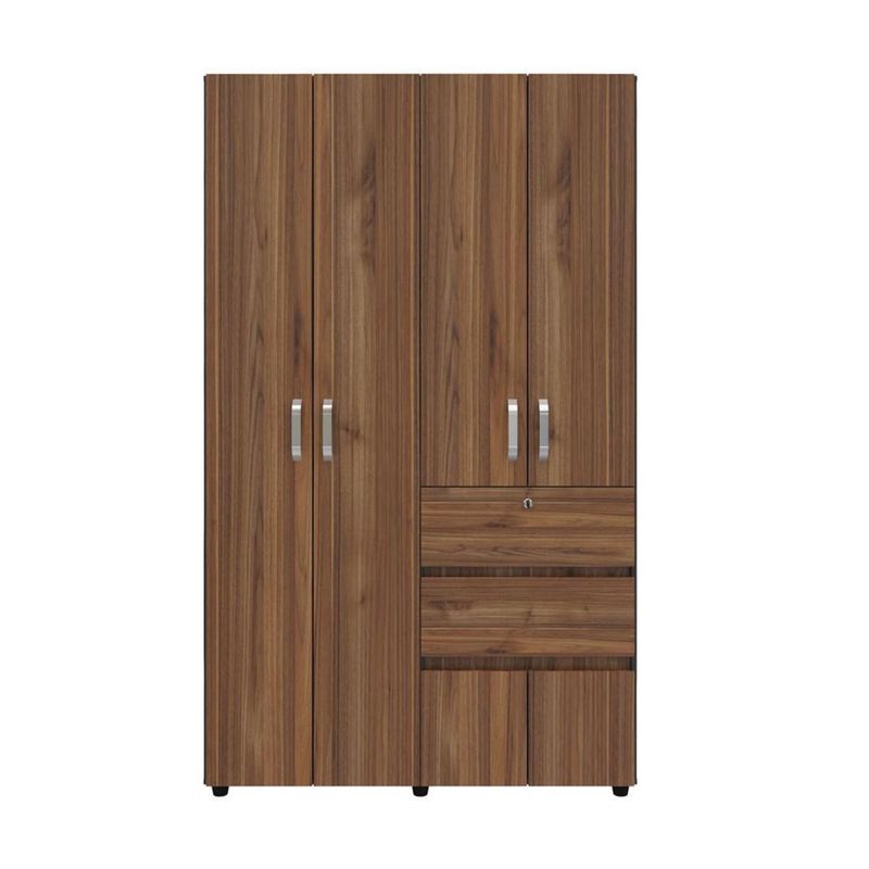 JUST HOME COLLECTION - Clóset Gales 4 Puerta(s) 1 Repisa(s) 120x200x50 cm Gales/Wengué