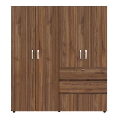 Imagen 2 del producto Clóset Gales 4 Puerta(s) 2 Cajón(es) 4 Repisa(s) 180x200x50 cm Café