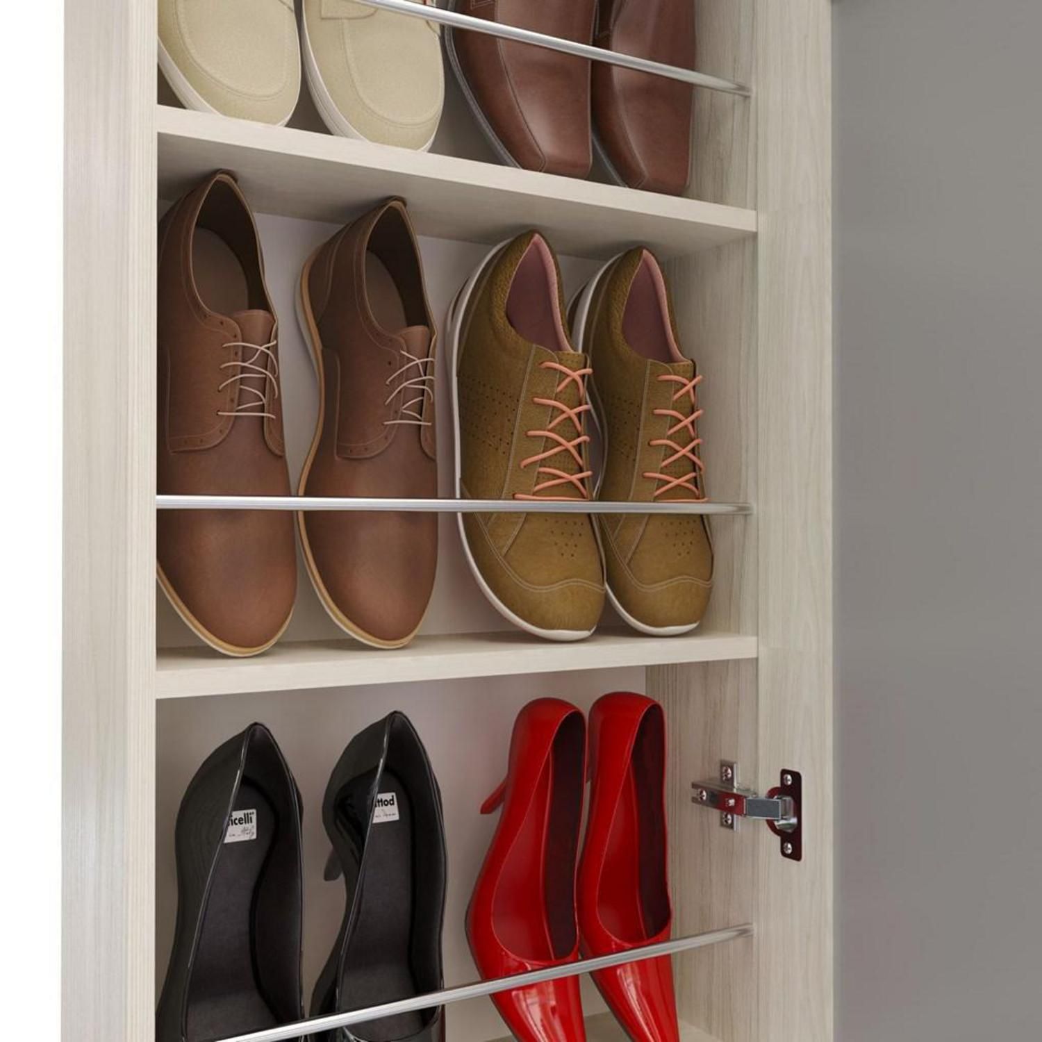 JUST HOME COLLECTION Zapatera Melamina 5 Nivel(es) 47.6x156x17.3
