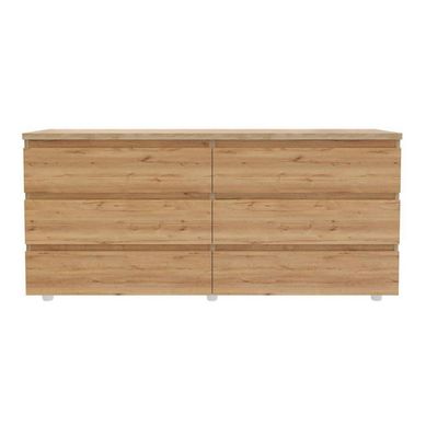 Cmoda 6 cajones 150x40x70 cm duna