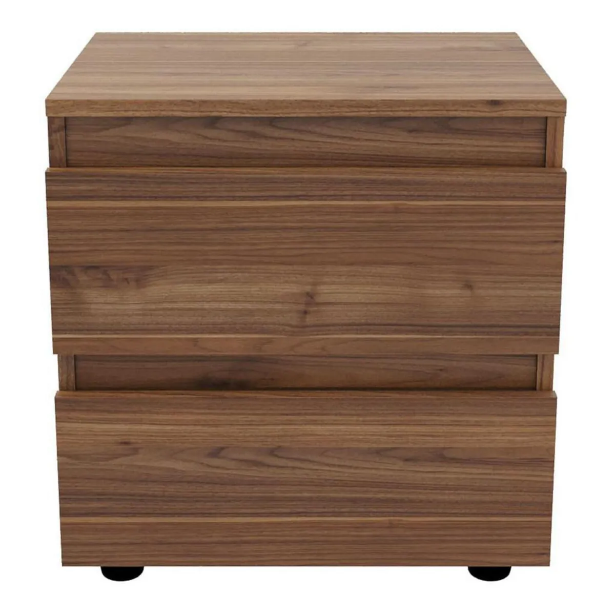 JUST HOME COLLECTION - Velador 2 Cajón(es) Gales 45x47.6x33.6 cm Wengue