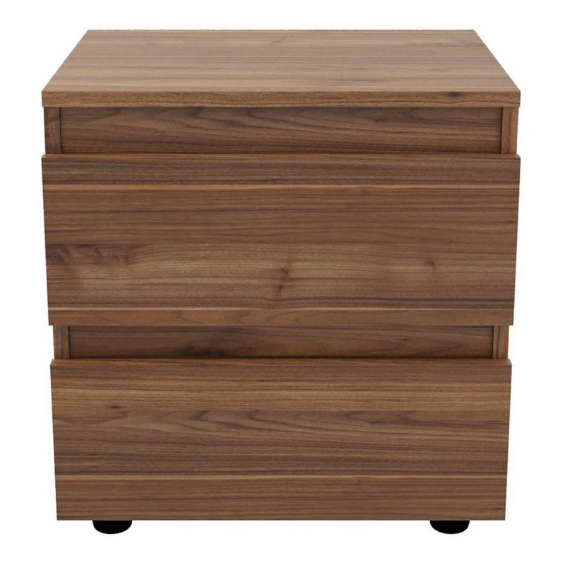 JUST HOME COLLECTION - Velador 2 Cajón(es) Gales 45x47.6x33.6 cm Wengue