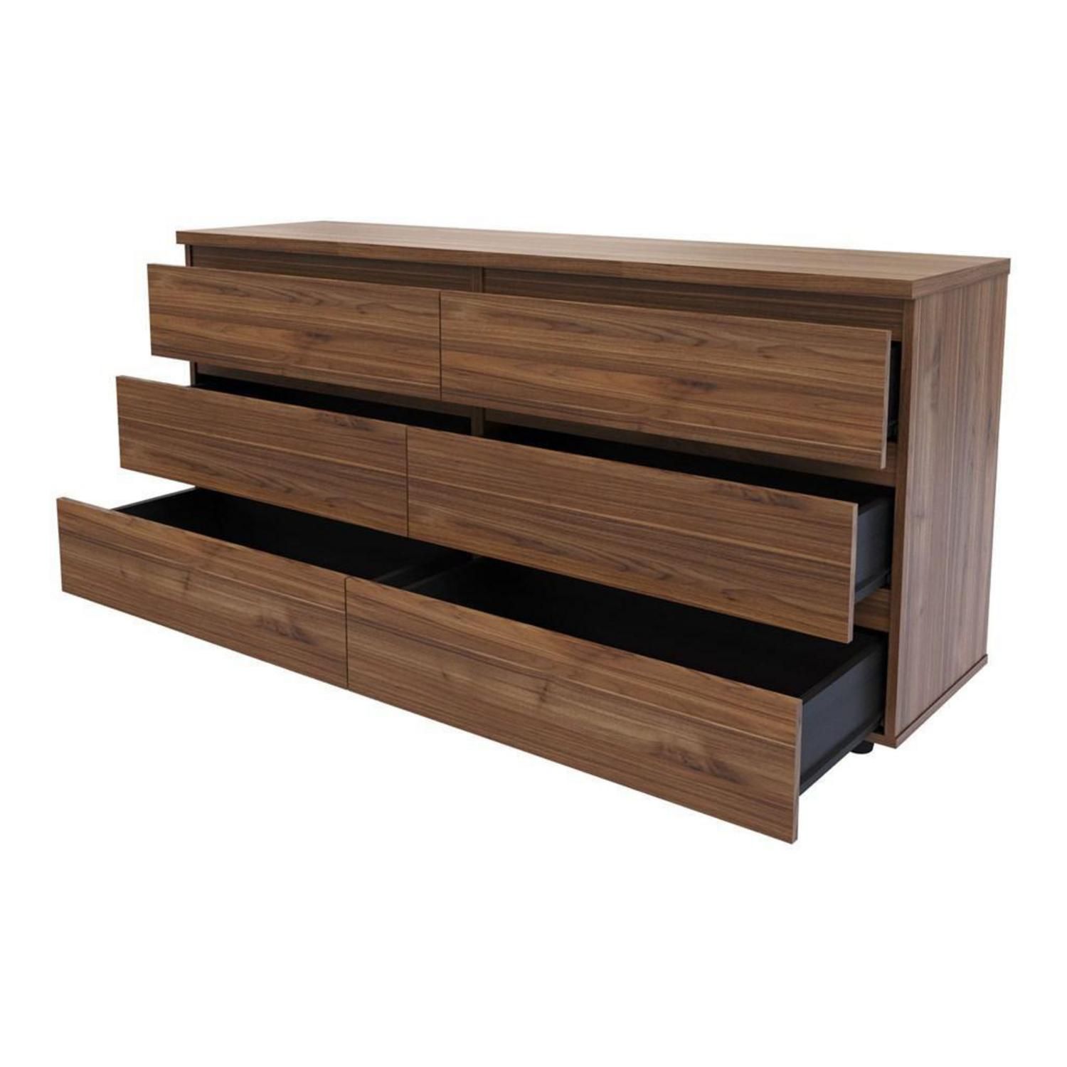 JUST HOME COLLECTION Cómoda 6 Cajón(es) Gales 150x70x40 cm Wengue
