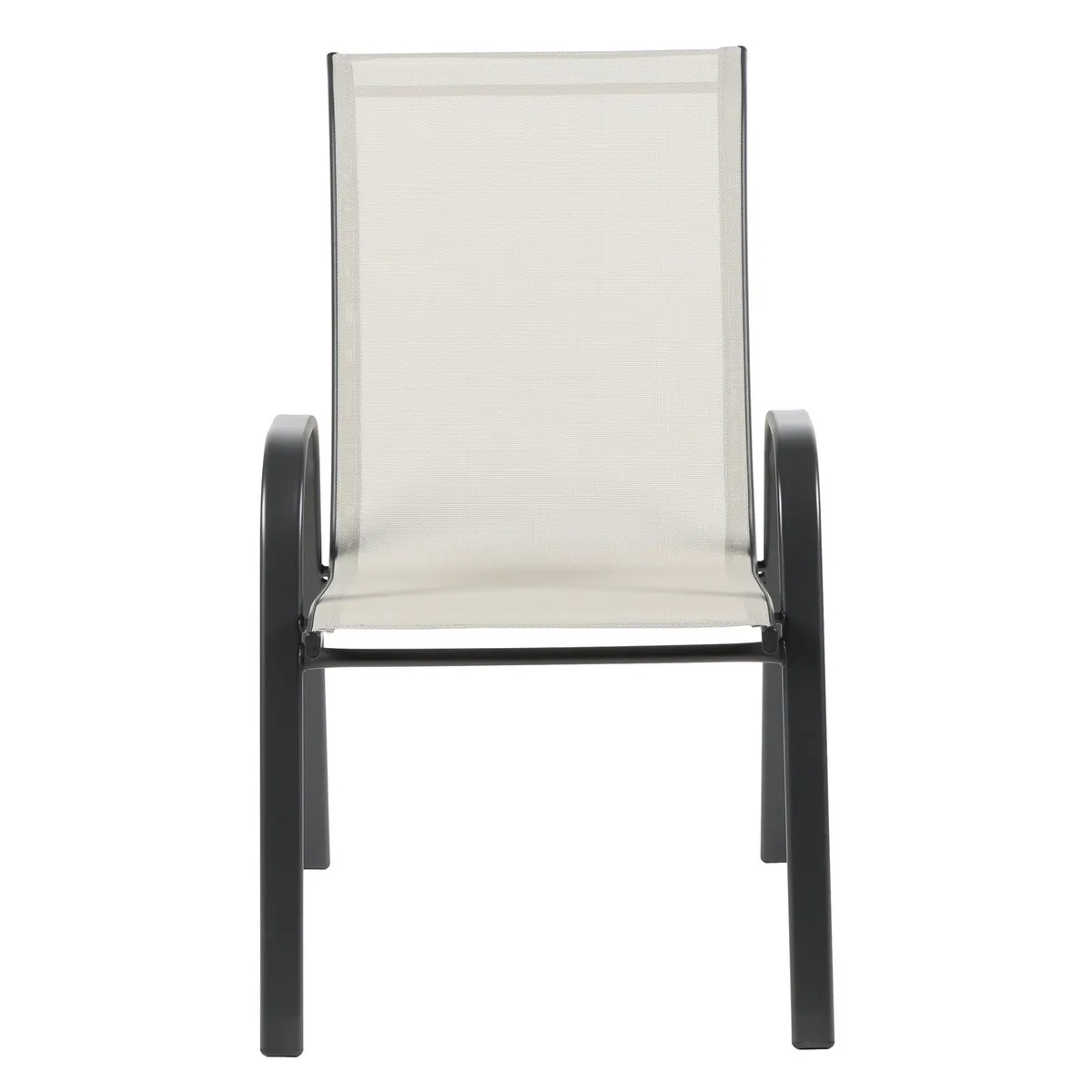 JUST HOME COLLECTION - Silla de terraza sling text crudo