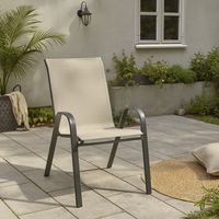 Silla de terraza sling text crudo