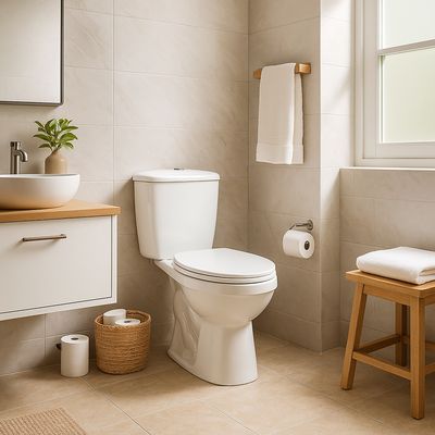 Imagen 2 del producto Sanitario Two piece a Piso 30,5 cm 4.8 Litros Laguna blanco