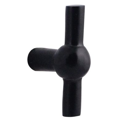 Pack 2 pomos llave negra 50x1