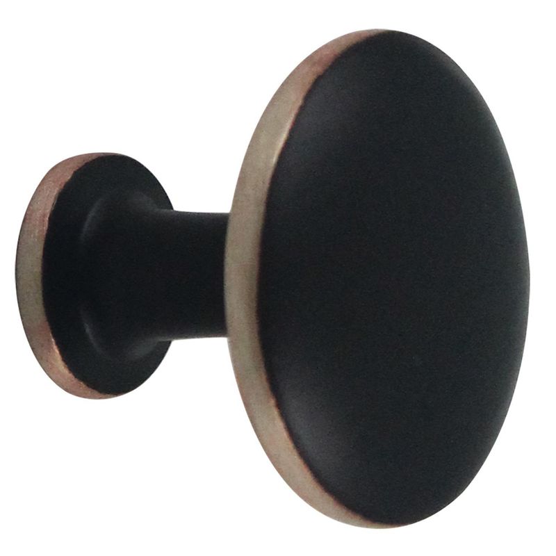 FIXSER - Pack 2 pomos clasic laton negro