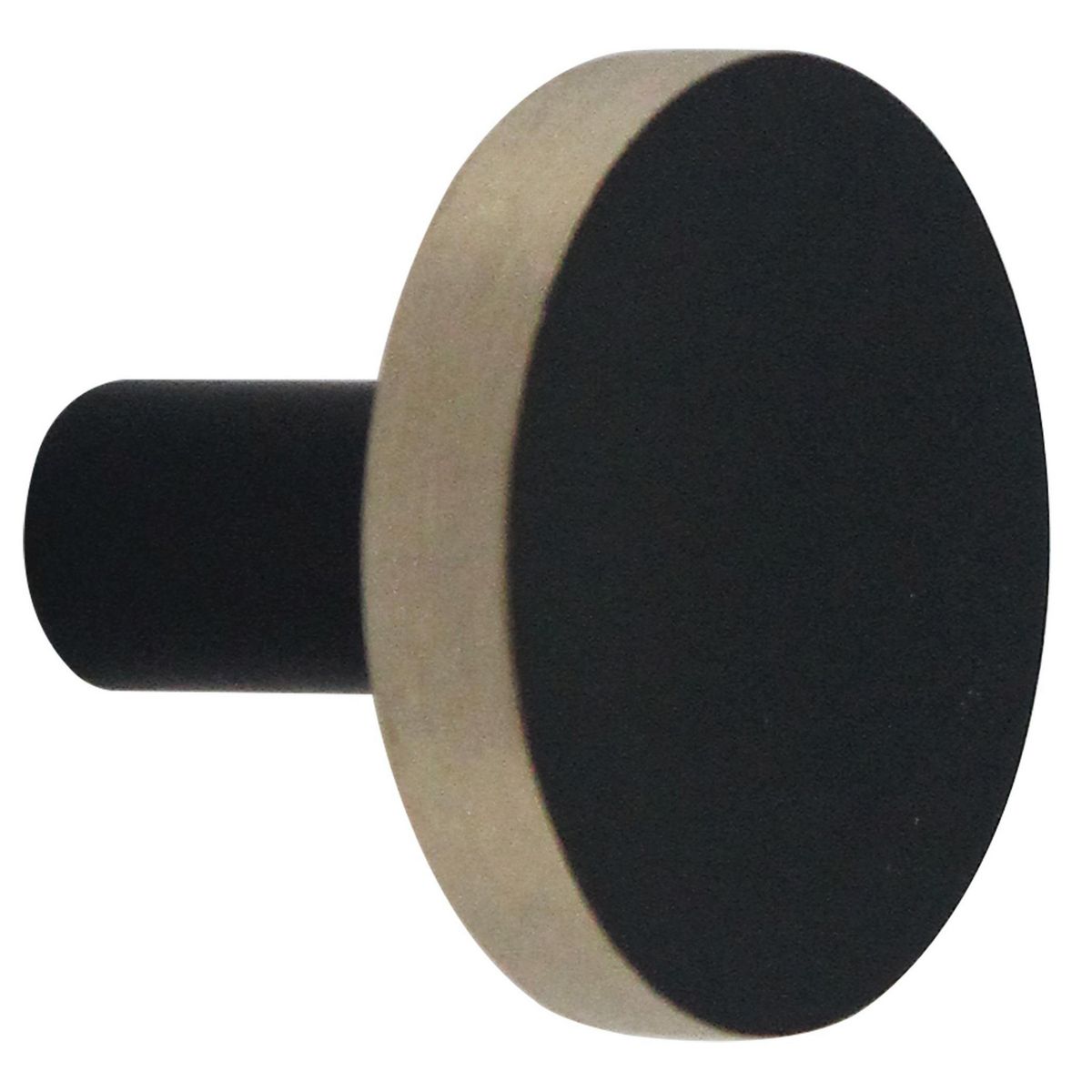 FIXSER - Pack 2 pomos laton- negro